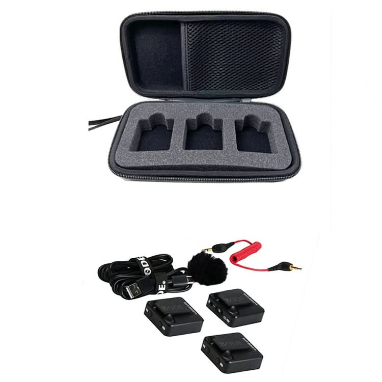 For Rode Wireless GO II Digital Wireless Microphone Storage Box My Store