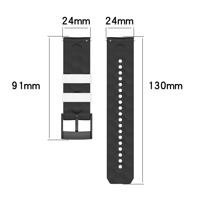 24mm Mixed-Color Silicone Watch Band, Series 2-Reluova