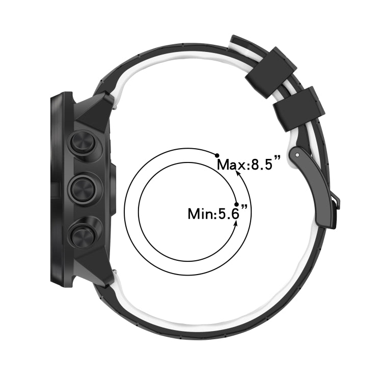 24mm Mixed-Color Silicone Watch Band, Series 2-Reluova