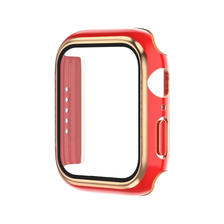 Electroplating Two-color PC+Tempered Film Watch Case, Series 3