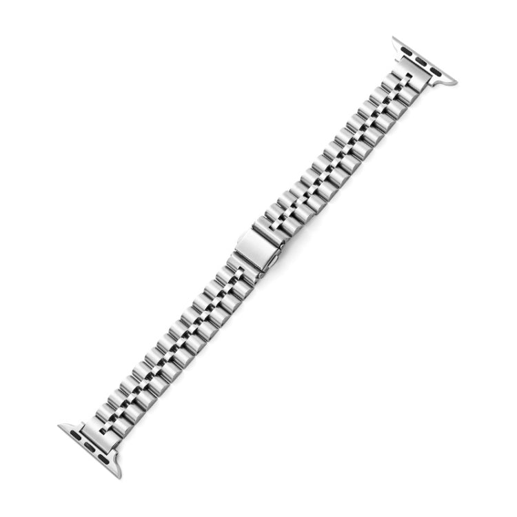 Half-Round Three-Bead Metal Watch Band For Apple Watch Series