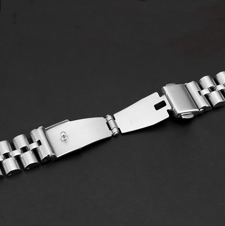 Half-Round Three-Bead Metal Watch Band For Apple Watch Series