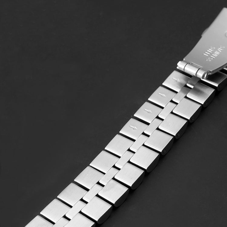 Half-Round Three-Bead Metal Watch Band For Apple Watch Series