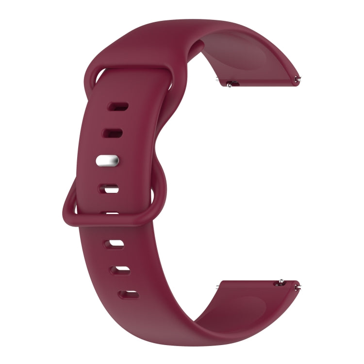 20mm Solid Color Silicone Watch Band, Series 1