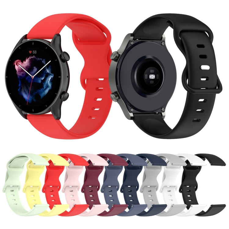 22mm Solid Color Silicone Watch Band, Series 1-Reluova