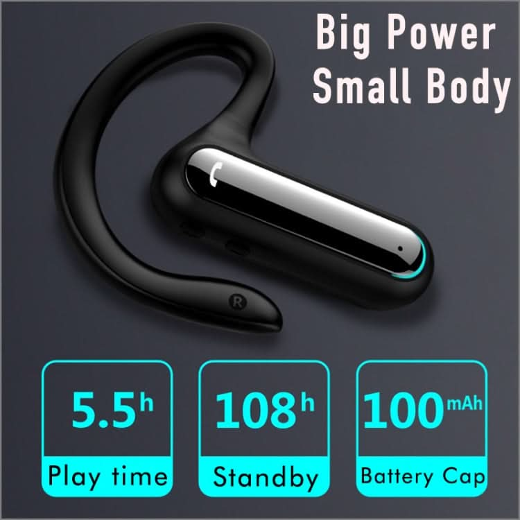 FW5 Non-in-Ear BT5.2 Wireless Sport Bone Conduction TWS Earphones Support Voice Assistant