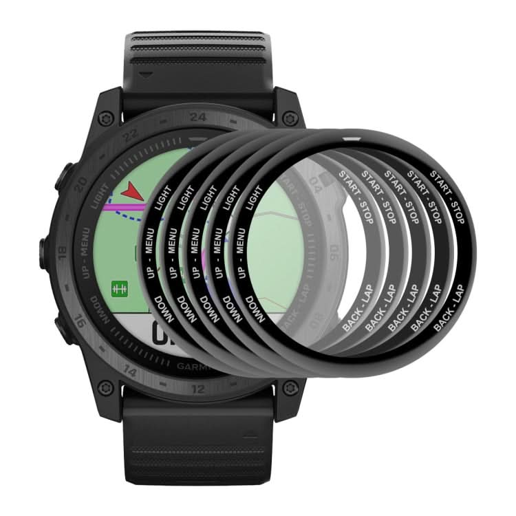 For Garmin Tactix 7 / 7 Pro ENKAY 3D Full Coverage Soft PC Edge + PMMA HD Screen Watch Film