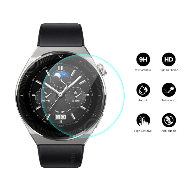 For Huawei Watch GT 3 Pro 46mm ENKAY 0.2mm 9H Tempered Glass Screen Protector Watch Film