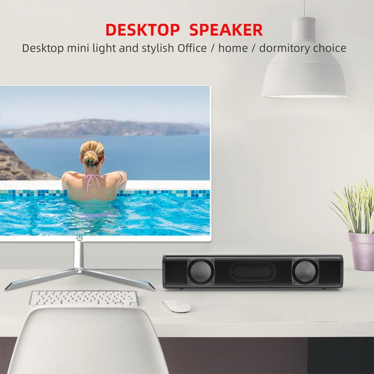 Q2 6W USB Mini Desktop Speaker Soundbar Audio Player Wired PC Speaker Subwoofer My Store