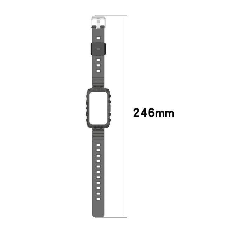 One-Piece Transparent Silicone Watch Band My Store