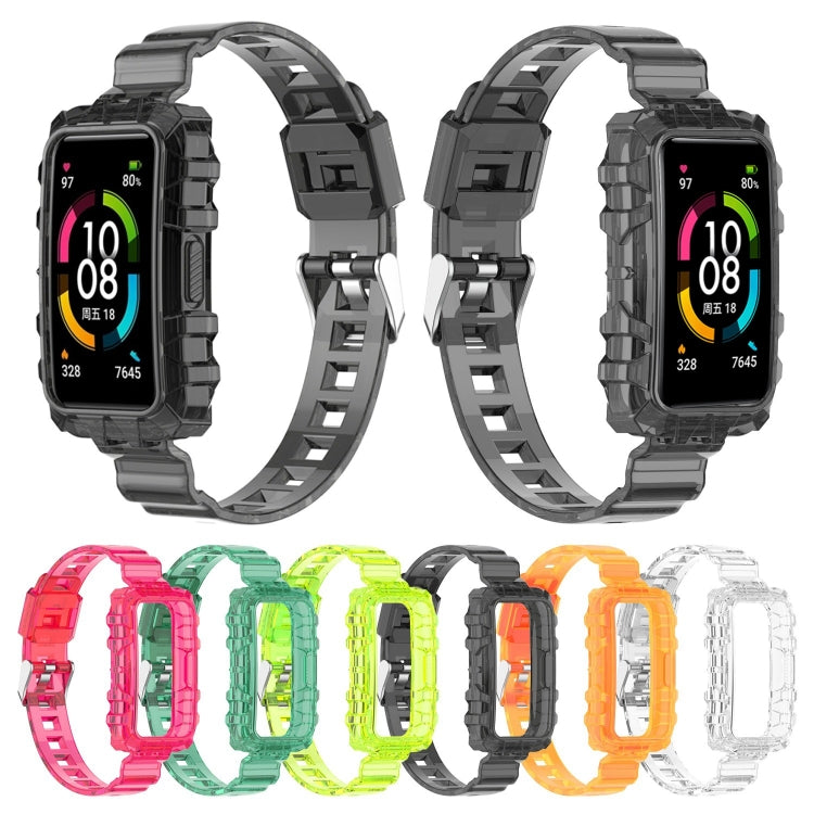 One-Piece Transparent Silicone Watch Band My Store