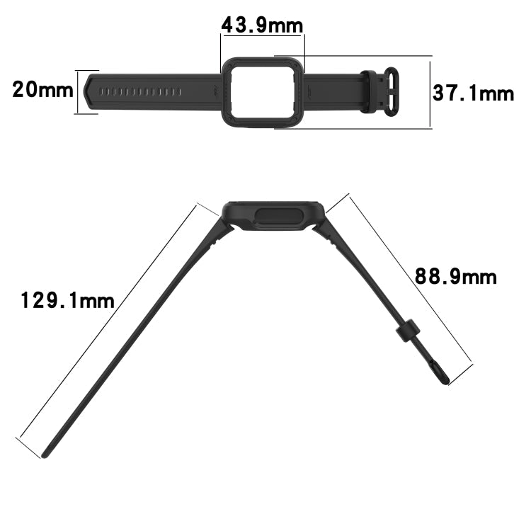 Silicone Solid Color Watch Band, Series 3 My Store