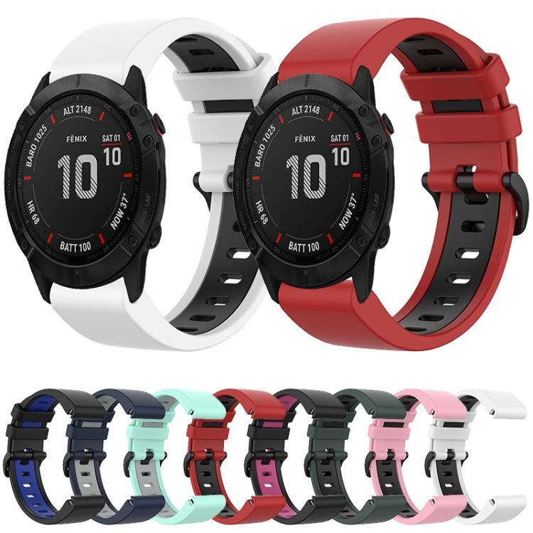 26mm Silicone Sports Two-Color Watch Band, Series 1-Reluova