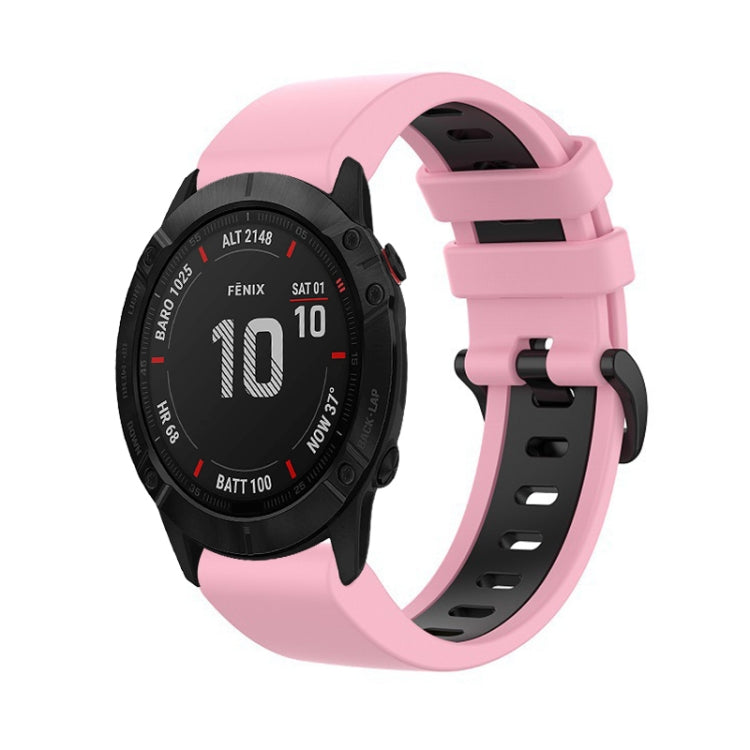 26mm Silicone Sports Two-Color Watch Band, Series 4