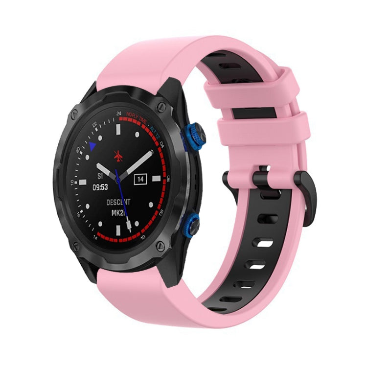 26mm Silicone Sports Two-Color Watch Band, Series 1-Reluova