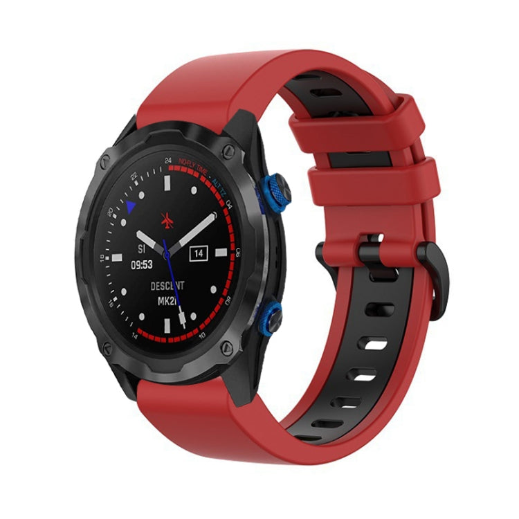 26mm Silicone Sports Two-Color Watch Band, Series 1-Reluova