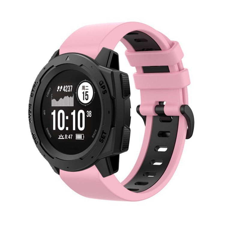 22mm Silicone Sports Two-Color Watch Band, Series 3