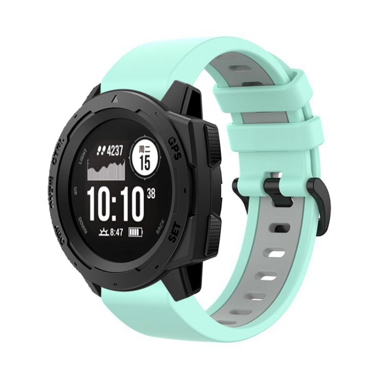 22mm Silicone Sports Two-Color Watch Band, Series 3