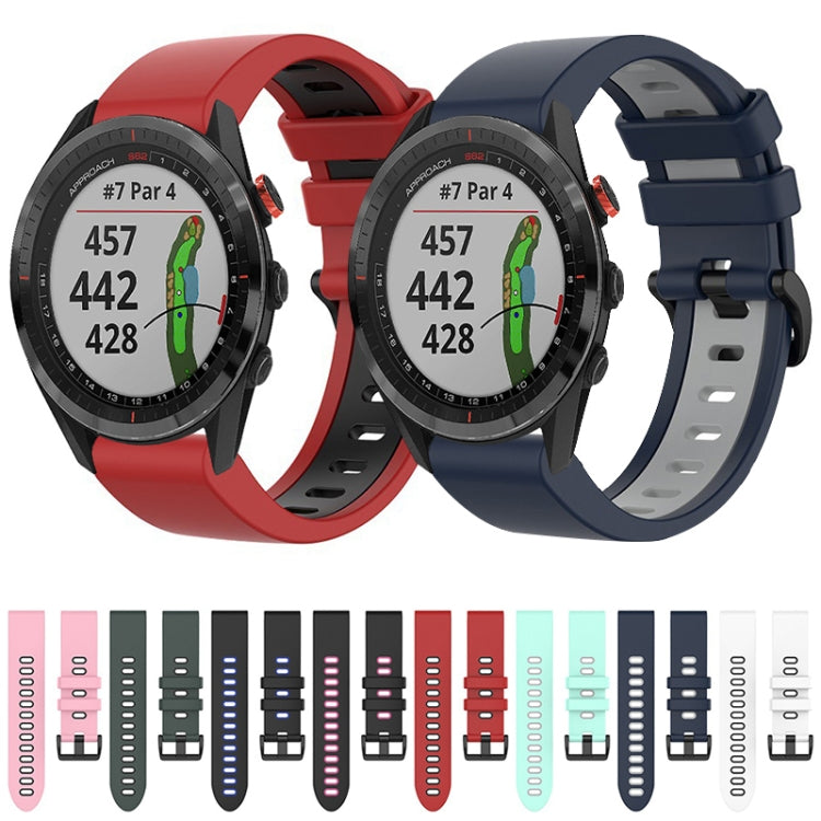 22mm Silicone Sports Two-Color Watch Band, Series 1-Reluova