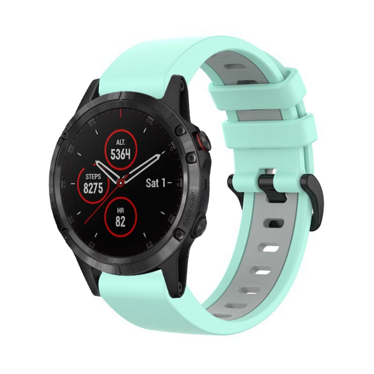 22mm Silicone Sports Two-Color Watch Band, Series 4