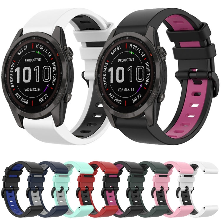 22mm Silicone Sports Two-Color Watch Band, Series 1