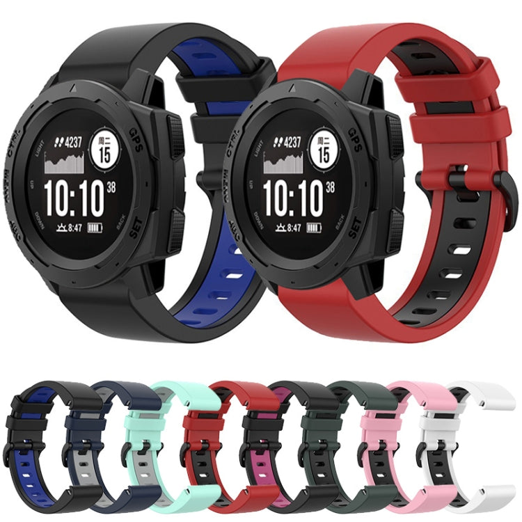 22mm Silicone Sports Two-Color Watch Band, Series 1-Reluova