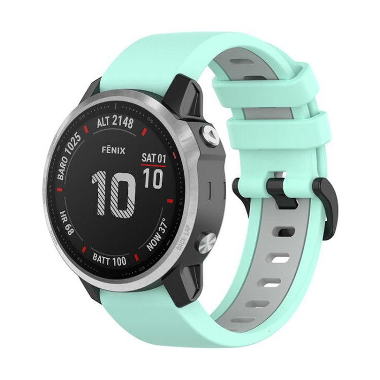 22mm Silicone Sports Two-Color Watch Band, Series 2