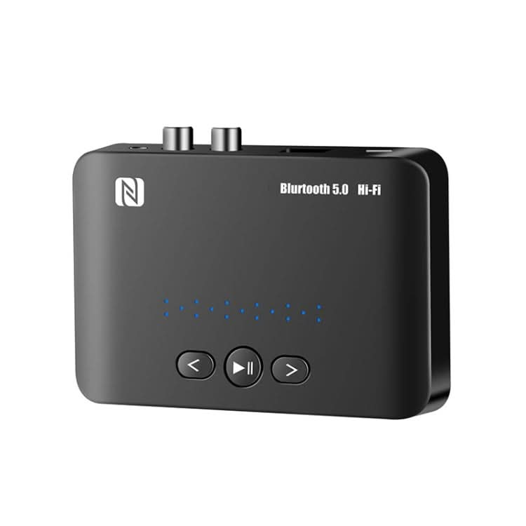 T10 NFC Bluetooth 5.0 Receiver 3.5mm  AUX Port Adapter RCA  Amplifier with Remote Control