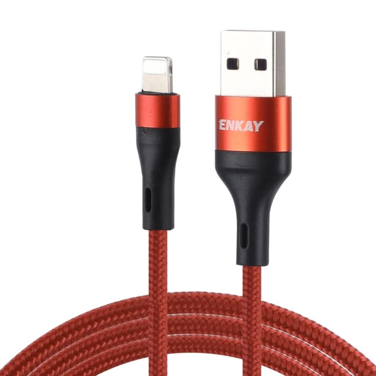 ENKAY ENK-CB118 1m USB 3.0 to 8 Pin 3A Fast Charging Sync Data Cable