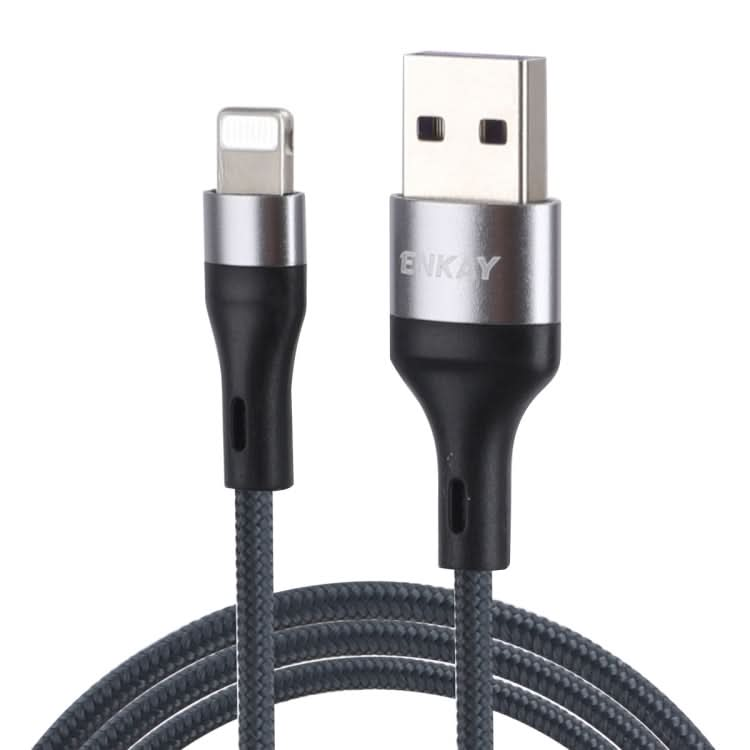 ENKAY ENK-CB118 1m USB 3.0 to 8 Pin 3A Fast Charging Sync Data Cable