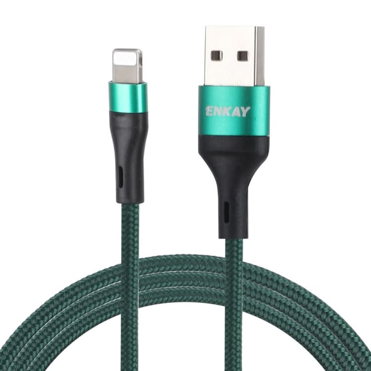 ENKAY ENK-CB118 1m USB 3.0 to 8 Pin 3A Fast Charging Sync Data Cable