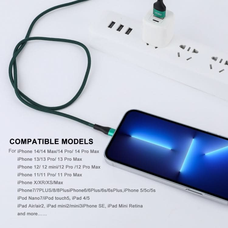 ENKAY ENK-CB118 1m USB 3.0 to 8 Pin 3A Fast Charging Sync Data Cable