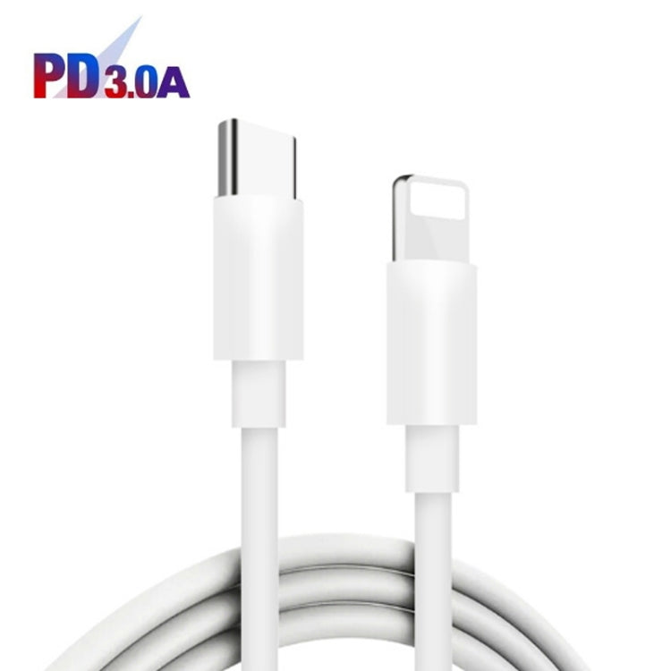 TE-P2 PD20W USB-C / Type-C Car Charger with Type-C to 8 Pin Data Cable