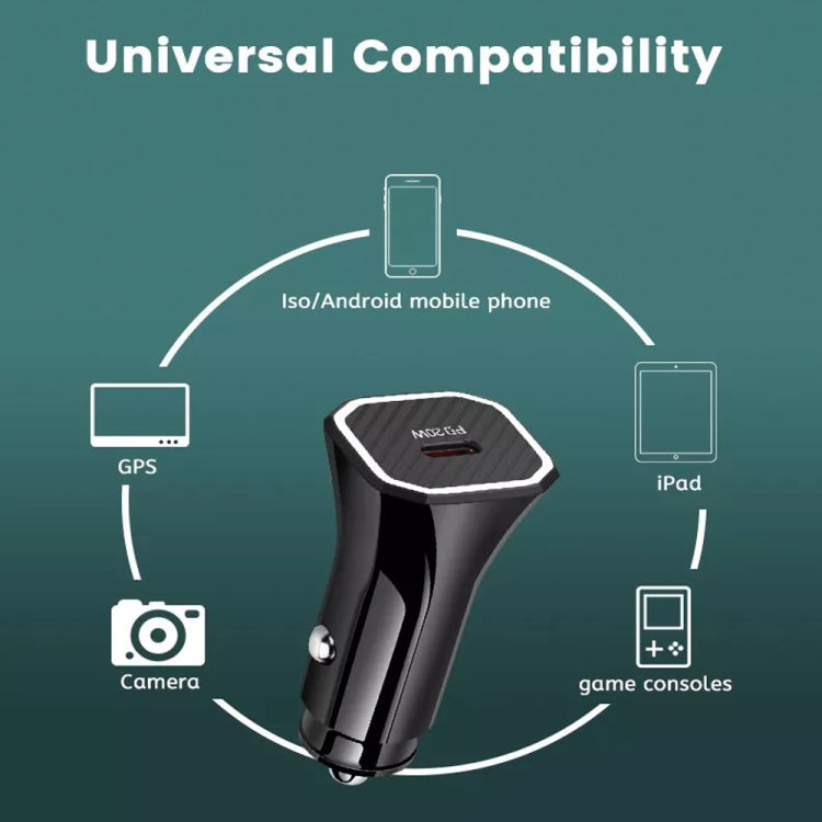 TE-P2 PD20W USB-C / Type-C Car Charger with Type-C to 8 Pin Data Cable ÎҵÄÉ̵ê