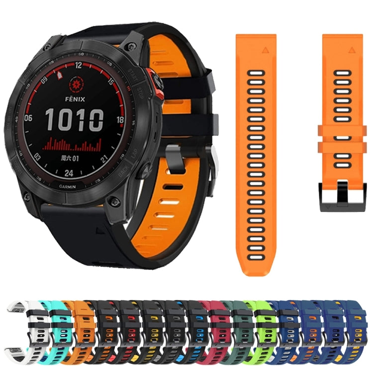 26mm Silicone Sports Two-Color Watch Band, Series 4-Reluova