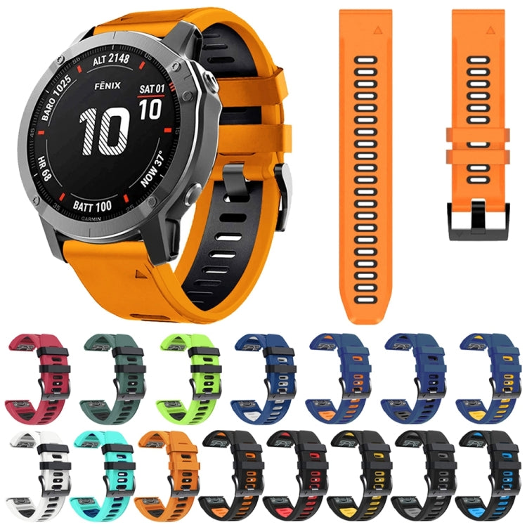 26mm Silicone Sports Two-Color Watch Band, Series 3-Reluova