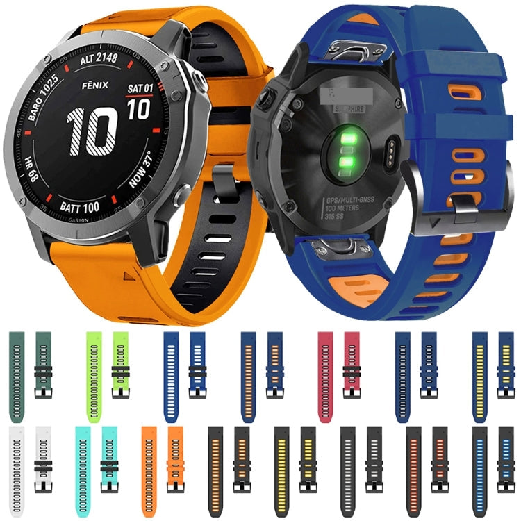 26mm Silicone Sports Two-Color Watch Band, Series 5-Reluova