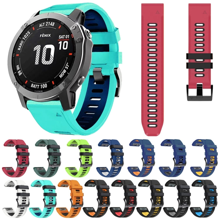 26mm Silicone Sports Two-Color Watch Band, Series 6