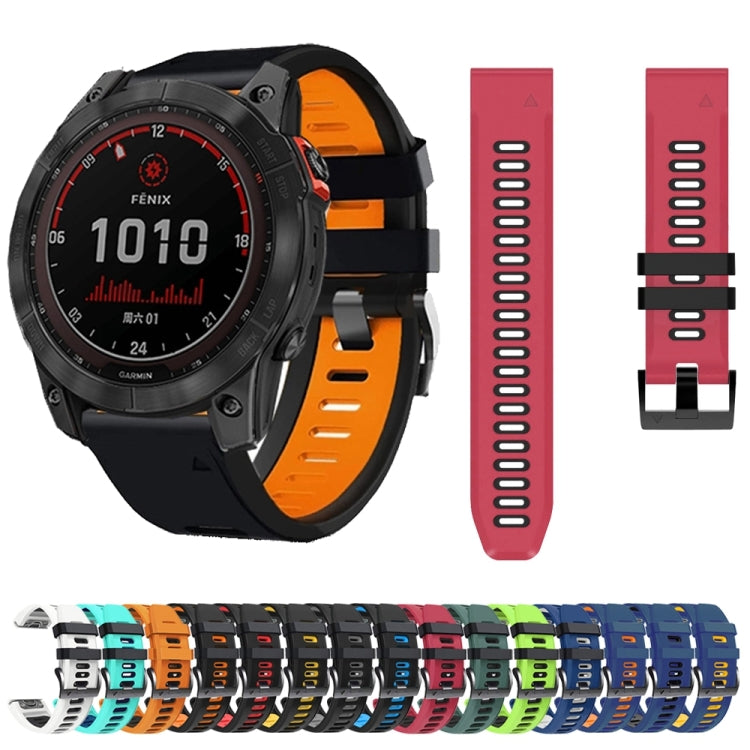 26mm Silicone Sports Two-Color Watch Band, Series 6