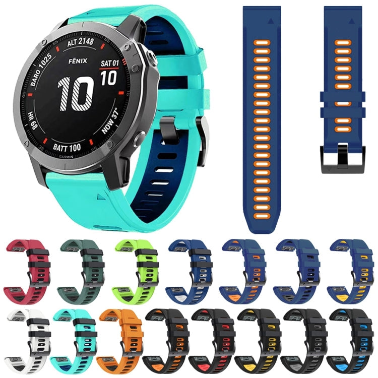 26mm Silicone Sports Two-Color Watch Band, Series 2