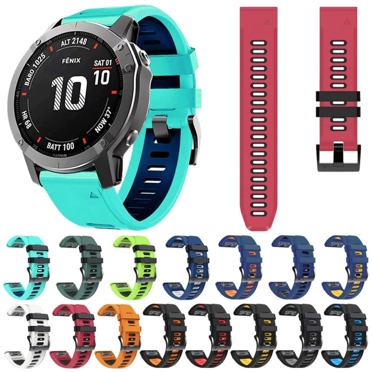 22mm Silicone Sports Two-Color Watch Band, Series 1