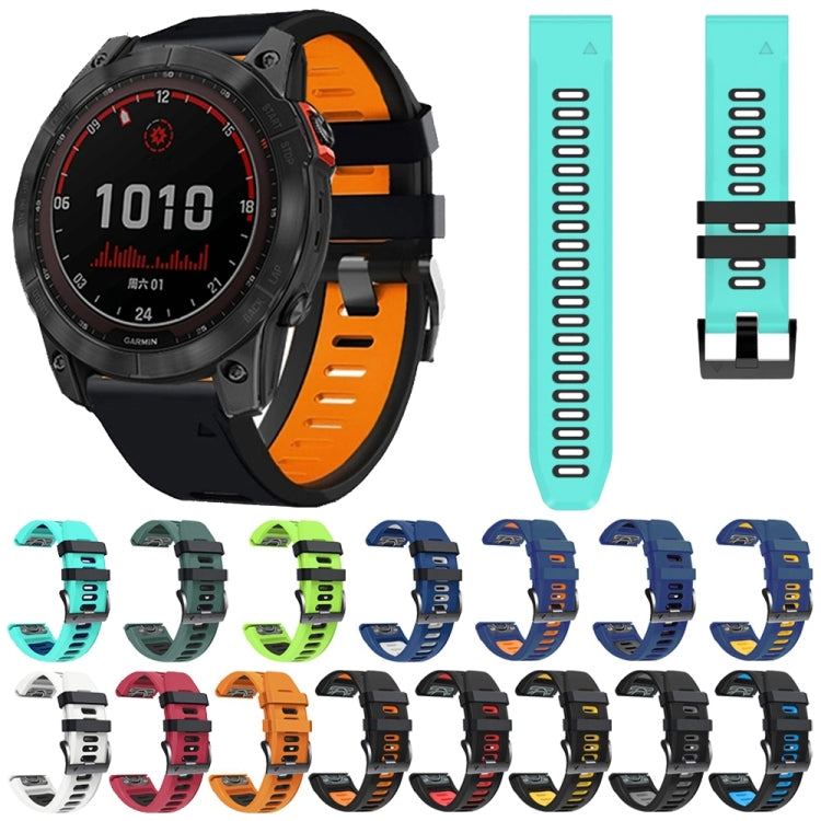 22mm Silicone Sports Two-Color Watch Band, Series 2-Reluova