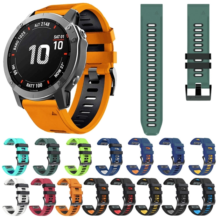 22mm Silicone Sports Two-Color Watch Band, Series 4-Reluova