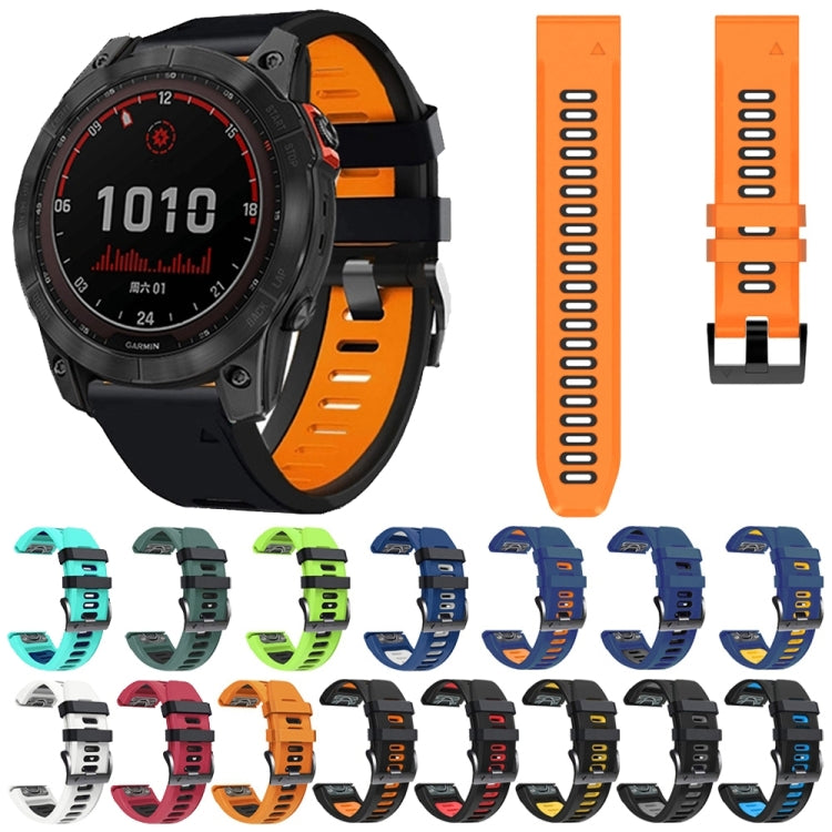 22mm Silicone Sports Two-Color Watch Band, Series 1