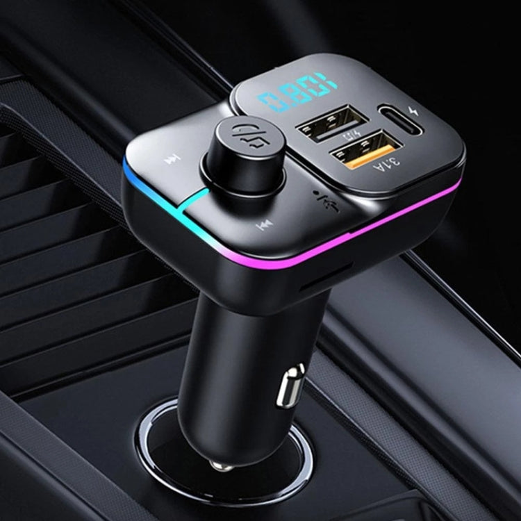 C24 Car Bluetooth MP3 Player Fast Charging FM Transmitter Wireless Handsfree ÎҵÄÉ̵ê