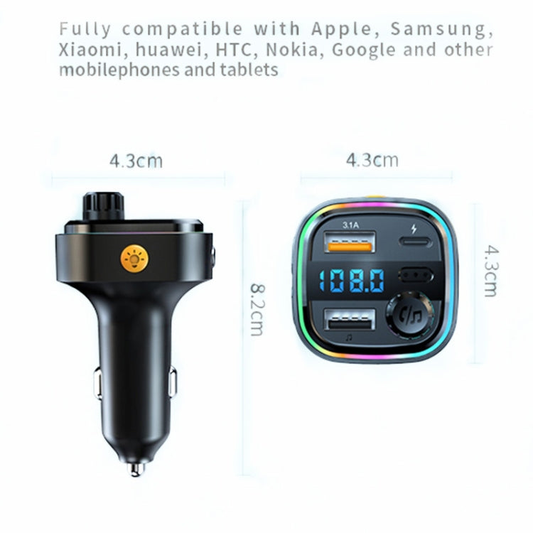 C26 Car Bluetooth Transmitter Handsfree Audio Player Dual USB Car Charger ÎҵÄÉ̵ê