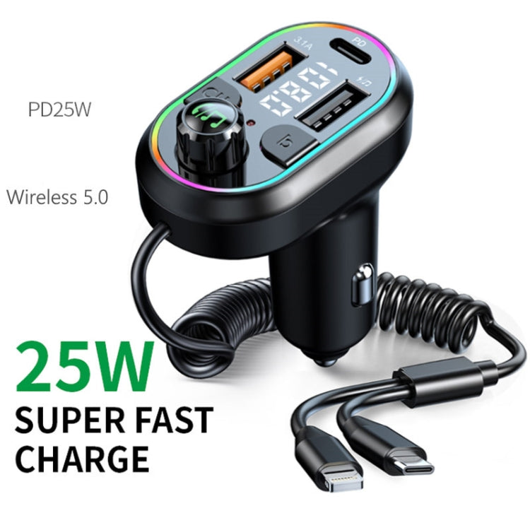 C29 Car Bluetooth 5.0 FM Transmitter  Car MP3 Player Fast Charge U Disk Lossless Music Player ÎҵÄÉ̵ê