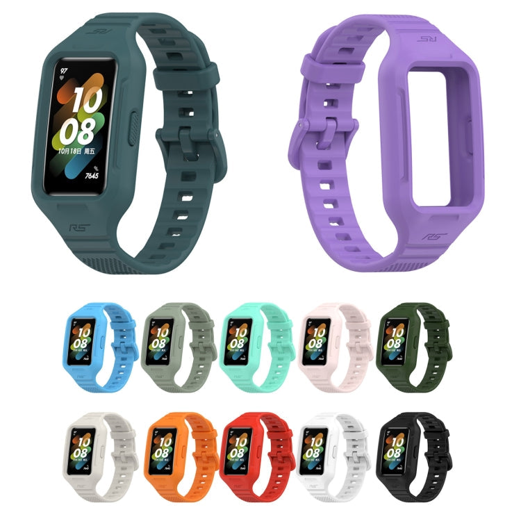 Solid Color Silicone Integrated Watch Band My Store