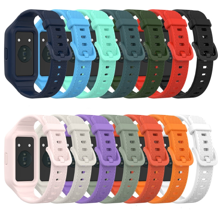 Solid Color Silicone Integrated Watch Band My Store