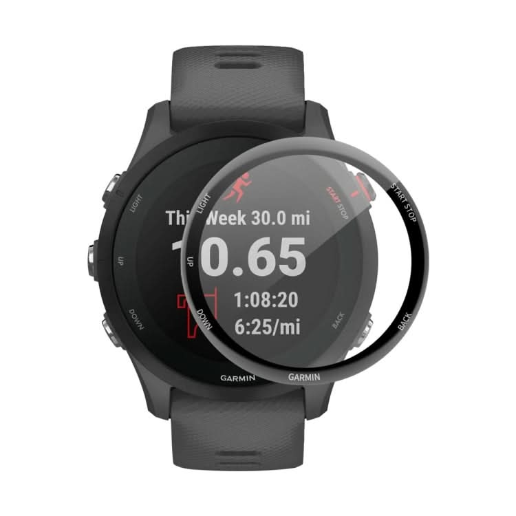 For Garmin Forerunner 255S ENKAY Hat-Prince 3D Full Coverage Soft PC Edge + PMMA HD Screen Protector Film